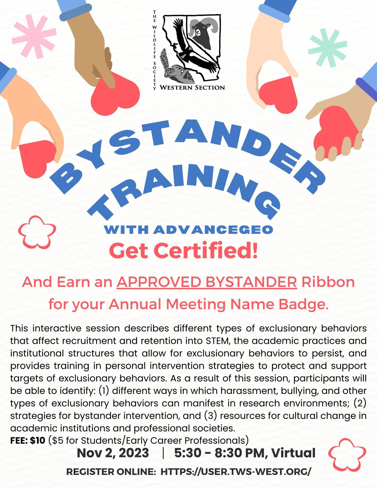 Bystander Awareness Training VIRTUAL - The Western Section Of The ...